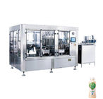 Srebrno-szara automatyczna aseptyczna rotacyjna maszyna do napełniania butelek dostawca