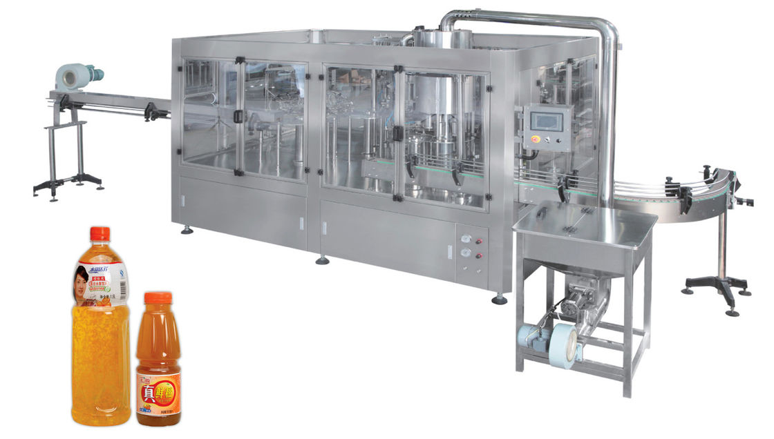Automatyczna maszyna do napełniania butelek w płynie 4 w 1 Monoblock dostawca